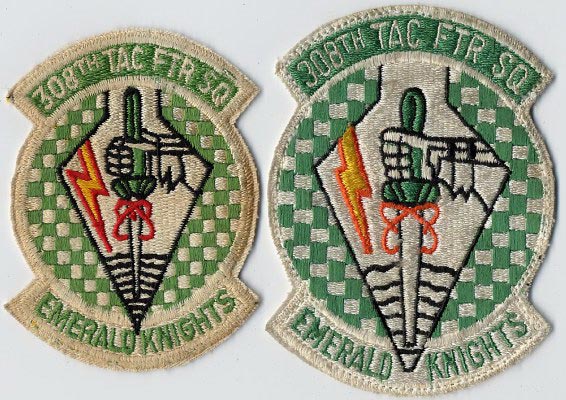 USAF Air Force Patch 389th Tac Fighter Training Squadron 3" subdued 