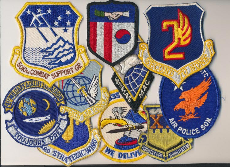 ORIGINAL PATCH USAF 325th AIR CONTROL SQUADRON Tyndall AFB FINDING AIRPLANES 